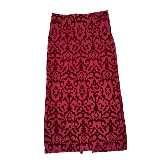Free People Dolce Burnout velvet pencil skirt S - Picture 2 of 7
